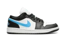 AIR JORDAN 1 LOW WMNS "Black / University Blue"