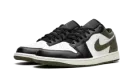 Air Jordan 1 Low "Black Toe Medium Olive" 553558 092