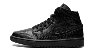 AIR JORDAN 1 MID WMNS "Black Snakeskin"