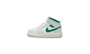 Jordan 1 Mid TD "Summit White Pure Platinum Sail Pine Green"