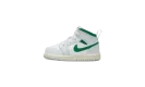 Jordan 1 Mid TD "Summit White Pure Platinum Sail Pine Green"