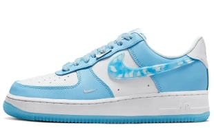 Air Force 1 - Nail Art Blue