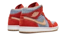 Air Jordan 1 Mid SE "Denim Red Suede"
