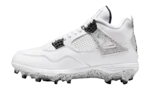 Air Jordan 4 TD Cleat "White Cement" HQ0207 106