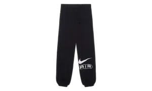 Air Women's Mid-rise Fleece Joggers "Black/White"