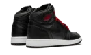 Air Jordan 1 High Retro GS "Black Satin/Gym Red"