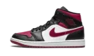 Air Jordan 1 Mid "Bred Toe" 554724 066