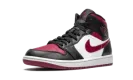 Air Jordan 1 Mid "Bred Toe" 554724 066