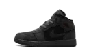Air Jordan 1 Mid GS "BLACK SUEDE"