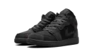 Air Jordan 1 Mid GS "BLACK SUEDE"