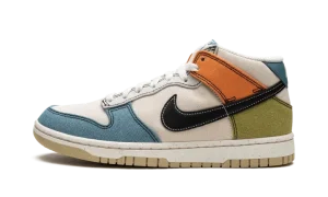 Dunk Mid "Pale Ivory / Multicolor"