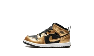 Jordan 1 Mid Se TD "Black / Metallic Gold"