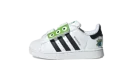 Superstar II CF I TD "Cloud White/Core Black/Semi Solar Green"