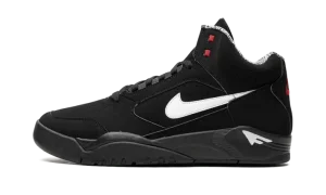 Air Flight Lite Mid "Black White Varsity Red"