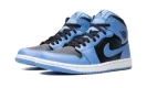 Air Jordan 1 Mid "University Blue Black"