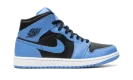 Air Jordan 1 Mid "University Blue Black"
