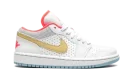 AIR JORDAN 1 LO SE WMNS "White / Sesame / Flash Crimson"