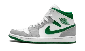 Air Jordan 1 Mid SE "Grey / Pine Green / White"