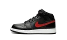 Air Jordan 1 Mid GS "Black / Gym Red"