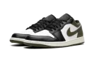 Air Jordan 1 Low "Black Toe Medium Olive"