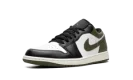 Air Jordan 1 Low "Black Toe Medium Olive"