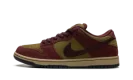 SB Dunk Low "Burgundy Crush / Olive Flak"