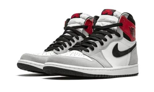 Air Jordan 1 - Light Smoke Grey Red