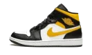Air Jordan 1 Mid "White / Pollen / Black" 554724 177