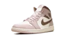 Jordan 1 Mid WMNS "Pink Oxford Brown" BQ6472 620