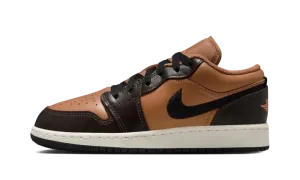Air Jordan 1 Low SE GS "Flax Baroque Brown" HQ3604 201