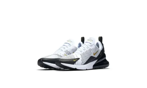 Air Max 270 - White Metallic Gold