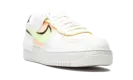 AIR FORCE 1 SHADO MNS WMNS "White / Barely Volt / Crimson Tint"
