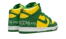 SB Dunk High "Supreme - By Any Means - Green/Yellow" DN3741 700