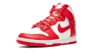 Dunk High "White / University Red" DD1399 106