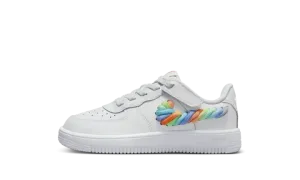 Force 1 Low LV8 EasyOn PS "White Terra Blush Vapor Green Multi-Color" FN4890 100