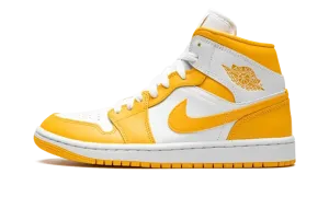 JORDAN 1 MID WMNS "White / University Gold" BQ6472 117