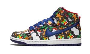 SB Dunk High TRD QS "Ugly Christmas Sweater" 881758 446