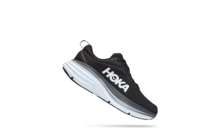 HOKA Bondi 8 - Black/ White 2