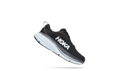 HOKA Bondi 8 - Black/ White