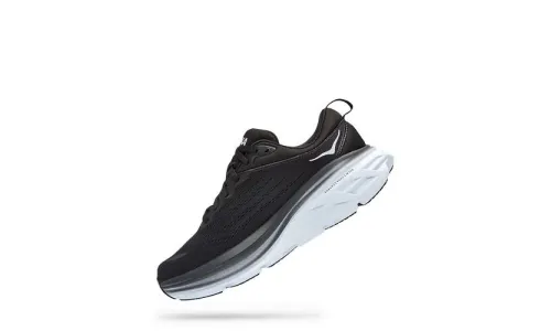 HOKA Bondi 8 - Black/ White