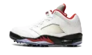 Air Jordan 5 Low Golf "Fire Red - Silver Tongue" CU4523 100