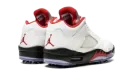 Air Jordan 5 Low Golf "Fire Red - Silver Tongue" CU4523 100