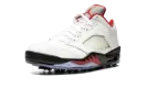 Air Jordan 5 Low Golf "Fire Red - Silver Tongue" CU4523 100