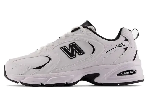 New Balance 530 - Leather White Black
