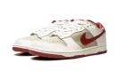 DUNK LO PRO MNS WMNS "Light Stone Varsity Red"