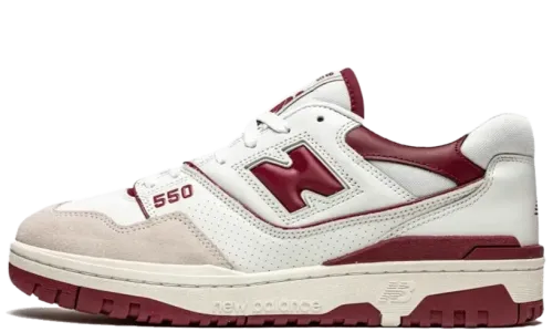 New Balance 550 - Sea Salt Burgundy