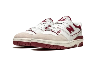 New Balance 550 - Sea Salt Burgundy 2