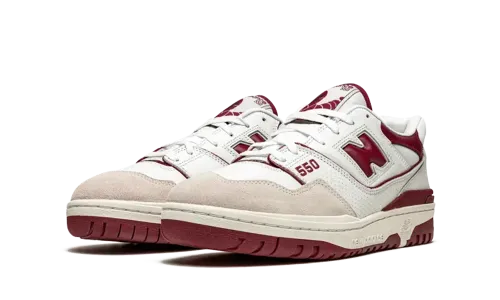 New Balance 550 - Sea Salt Burgundy