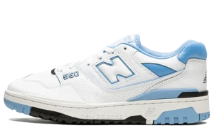 New Balance 550 - UNC White University Blue