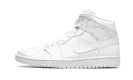 Air Jordan 1 Mid "Triple White" 554724 130
